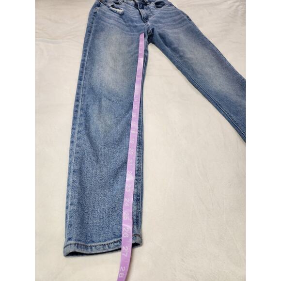 Sz 000 American Eagle Mom Straight Leg Jean Women’s Size Denim Jeans Light Wash - Picture 7 of 8